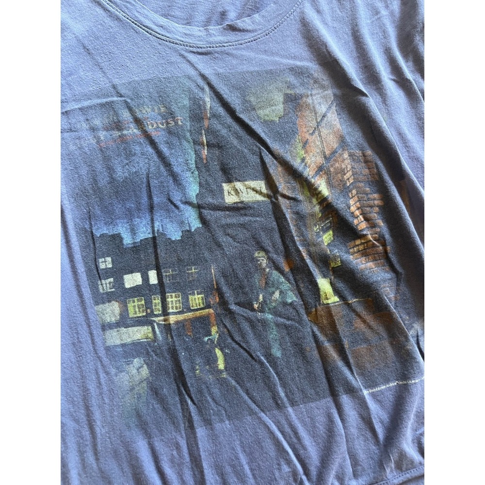 Chaser Graphic Long Sleeve Top Blue Artsy Street Scene Women's Size Small - Picture 5 of 6